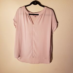 Philosophy v neck blush blouse sz XL